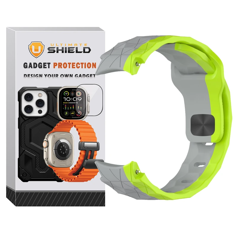 بند آلتیمیت شیلد مدل Ball Band Arc Mix مناسب برای ساعت هوشمند سامسونگ Galaxy Watch 6 Classic 43mm