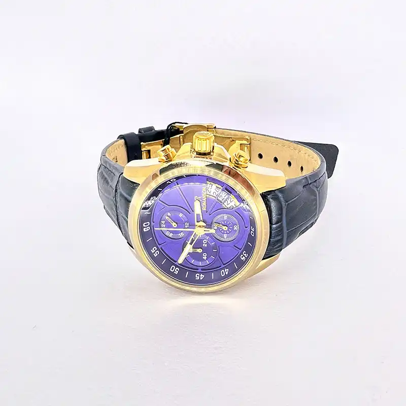 ساعت مچی عقربه ای زنانه رومانسون مدل کرنوگراف سه موتور فعال