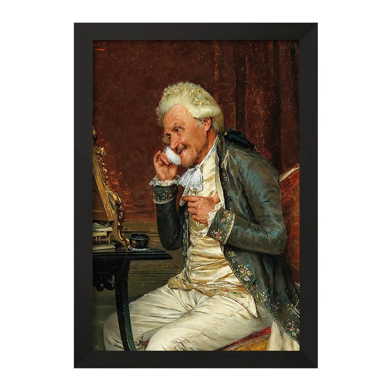 تابلو خندالو مدل نقاشی پد آرایشی اثر آرتورو ریچی کد F12168