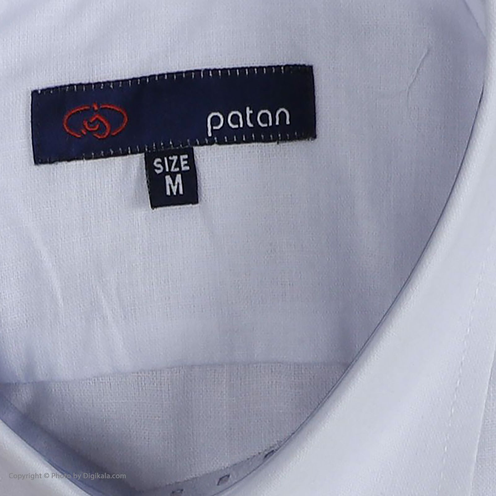 پیراهن آستین کوتاه مردانه پاتن جامه مدل 121721010127000 رنگ سفید -  - 5