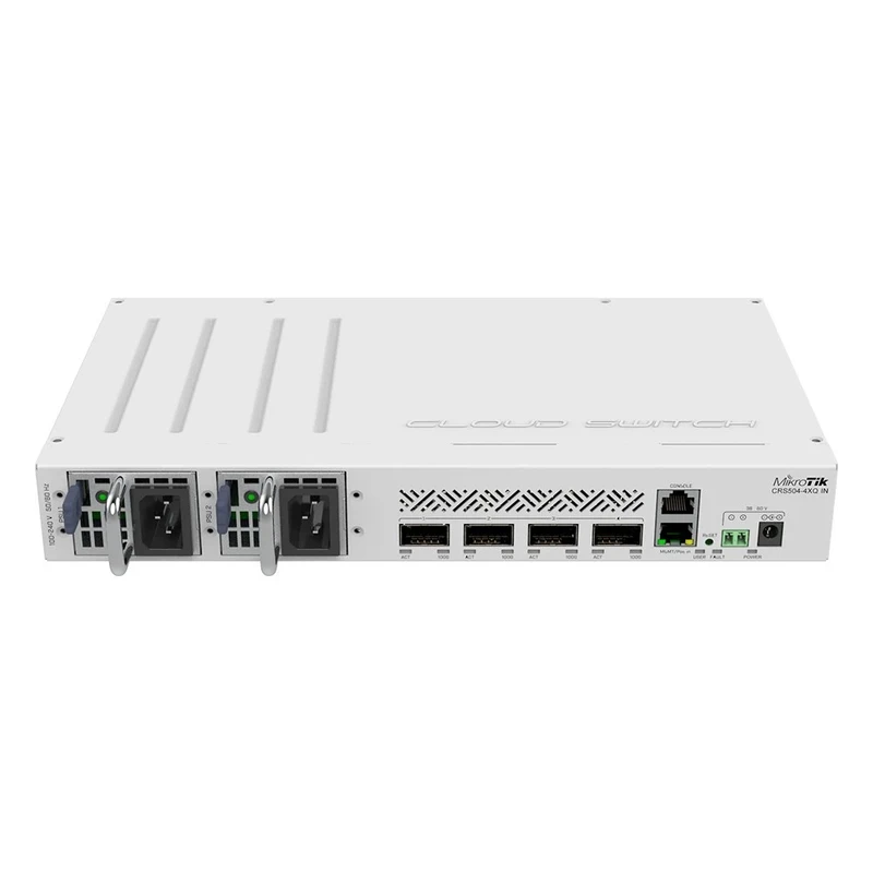 روتر سوئیچ میکروتیک مدل CRS504-4XQ-IN