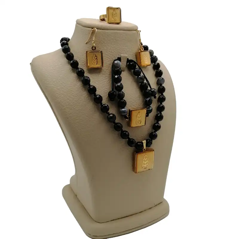 ست زنانه زرین هنر ایران مدل گندم ماداگاسکار