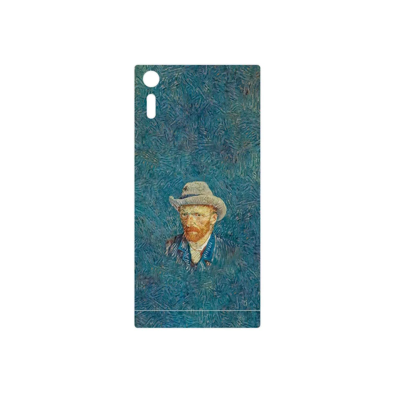 برچسب پوششی ماهوت مدل Self portrait with a gray felt hat مناسب برای گوشی موبایل سونی Xperia XZ