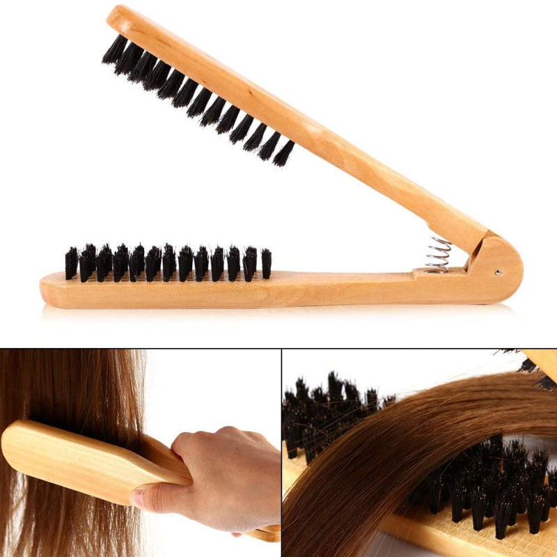 برس کراتین مو مدل چوبی کد G40 برس کراتین مو مدل چوبی کد G40