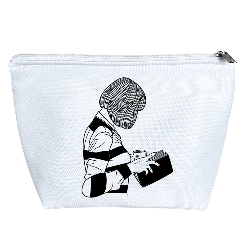 کیف لوازم آرایش دخترانه خندالو مدل کتاب کد 2388