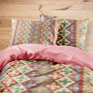 سرویس روتختی مدوپد طرح فرش گلیم مدل C-Gilim13 یک نفره 4 تکه