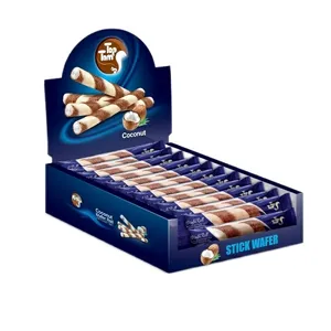 ویفر رولی نارگیلی تاپ تام بسته 36 عددی