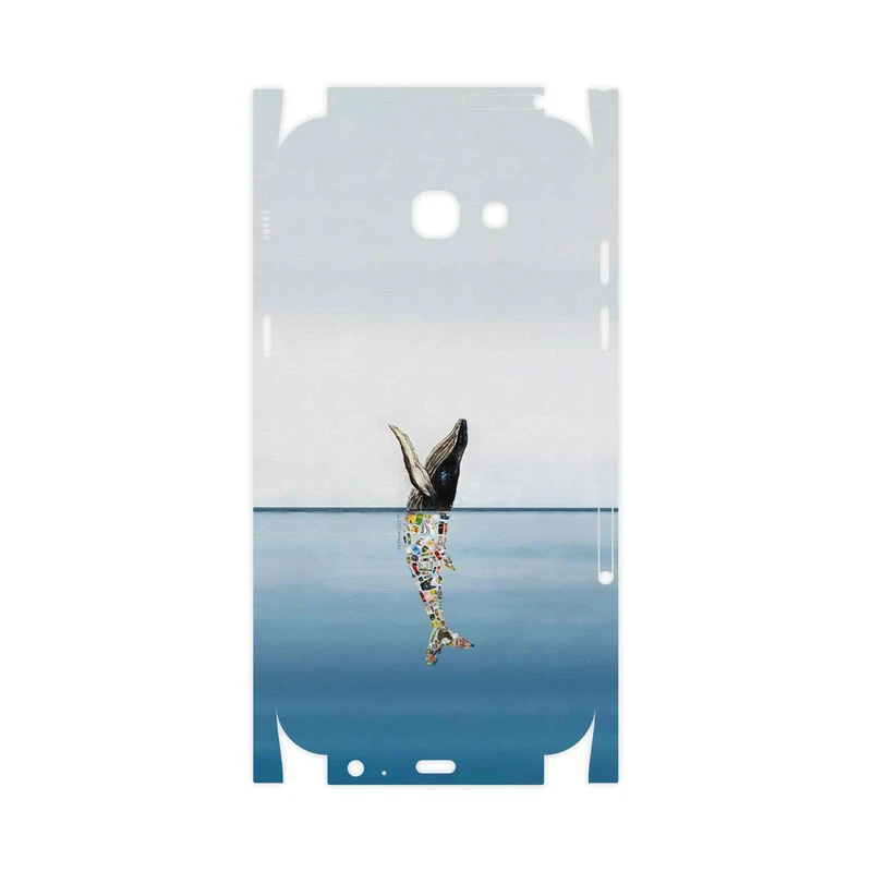 برچسب پوششی ماهوت مدل Collage of Sea Trash-FullSkin مناسب برای گوشی موبایل سامسونگ Galaxy A7 2017
