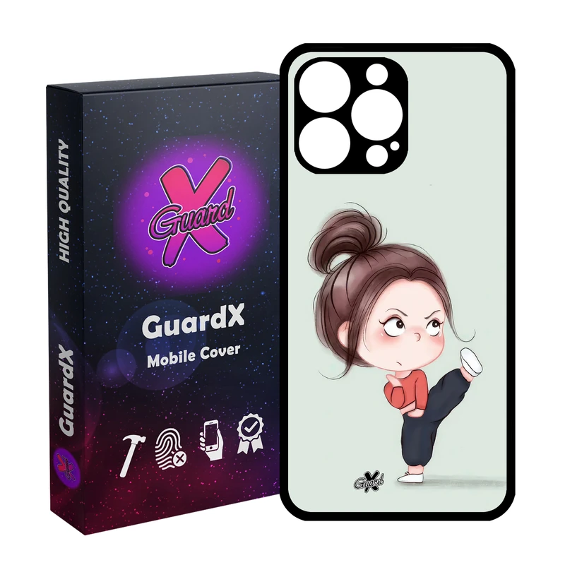 کاور گارد ایکس طرح Girl مدل Glass10663 مناسب برای گوشی موبایل اپل iPhone 14 Pro Max