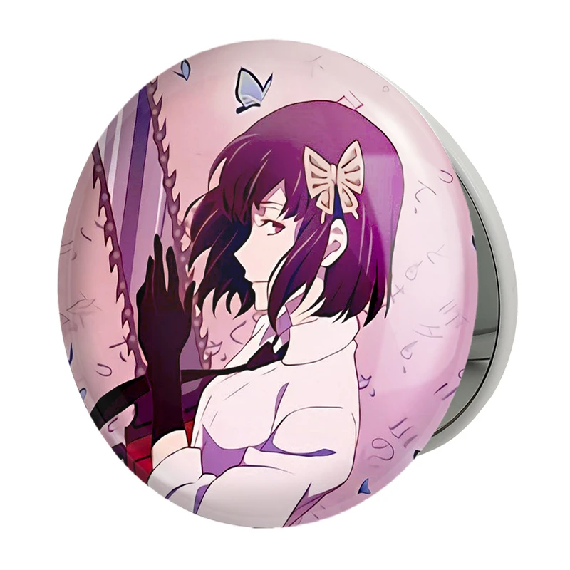 آینه جیبی خندالو طرح آکیکو انیمه سگ های ولگرد بانگو مدل تاشو کد 15668 