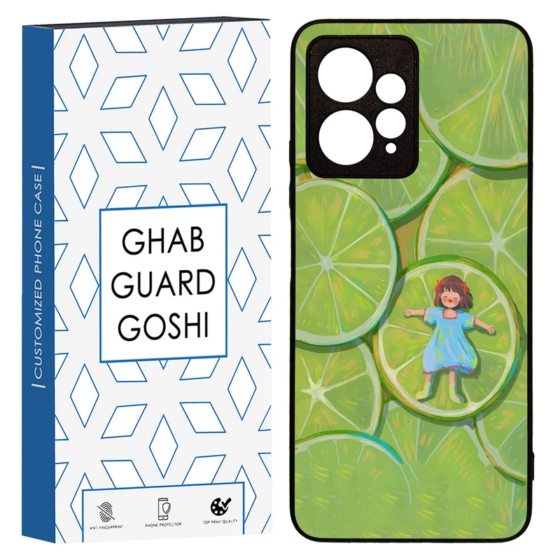 کاور قاب گارد گوشی طرح دختر لیمویی کد TPU-258 مناسب برای گوشی موبایل شیائومی Redmi Note 12 4G