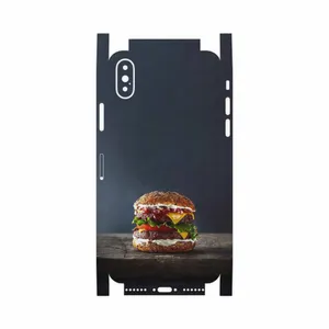 MAHOOT Hamburger-FullSkin Cover Sticker for Apple iPhone X