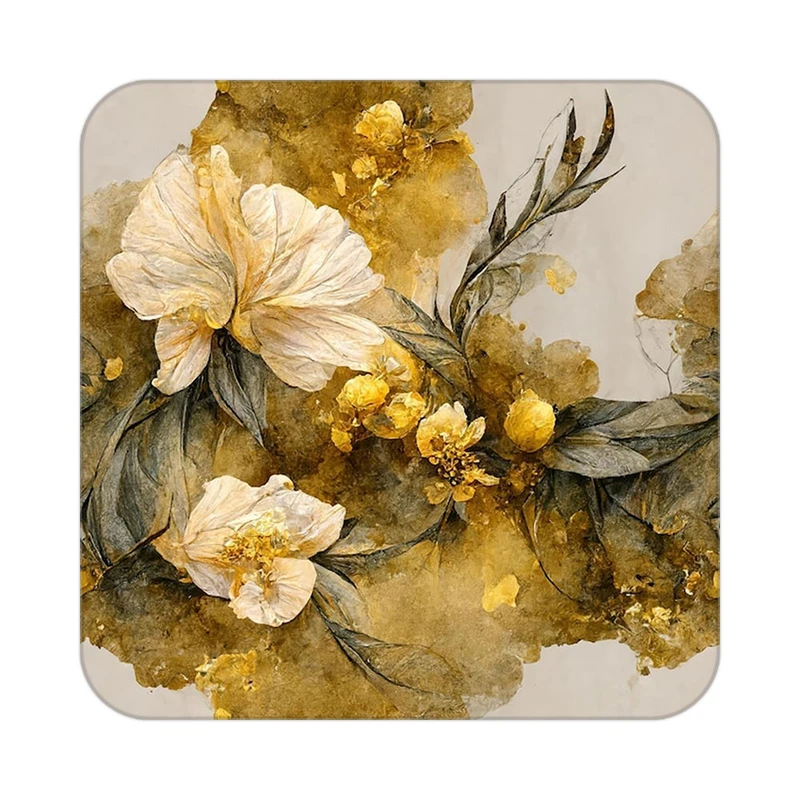 زیر لیوانی کاکتی طرح گل مدل mp17221