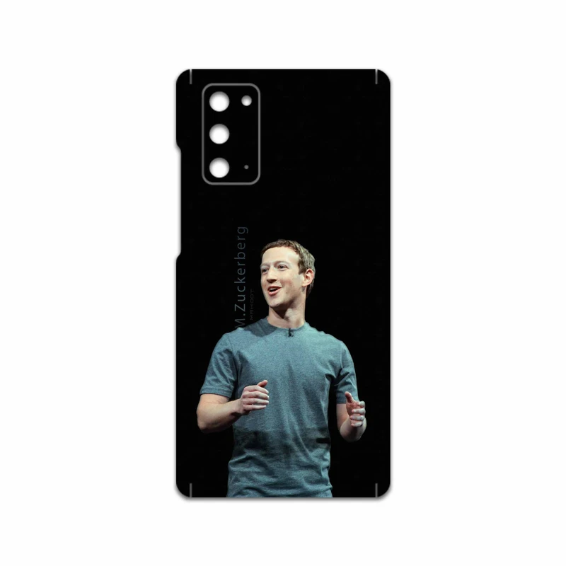 برچسب پوششی ماهوت مدل Mark Zuckerberg مناسب برای گوشی موبایل سامسونگ Galaxy Note 20