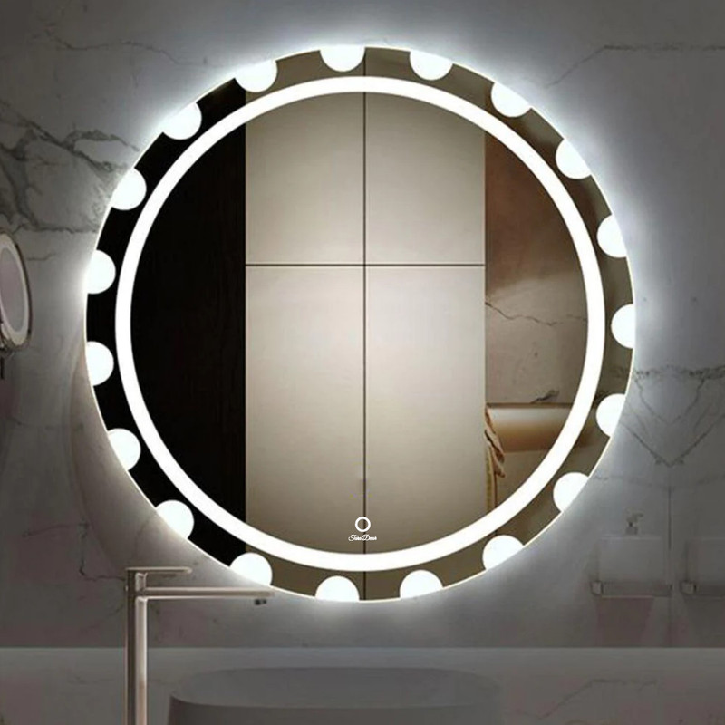 آینه سرویس بهداشتی تارادکور مدل لمسی قطر 50 کد tc176