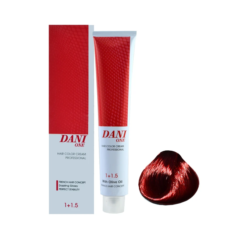 رنگ مو دنی وان شماره 6.6 حجم 100 میلی لیتر رنگ قرمز