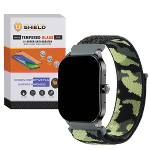 Ultimate Shield Nylon-Army-UL Band for Amazfit GTR 42mm / Pop / Pop 2 / Pop pro