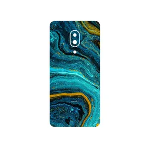 MAHOOT Turquoise marblewith golden streaks Cover Sticker for Lenovo Z5 Pro