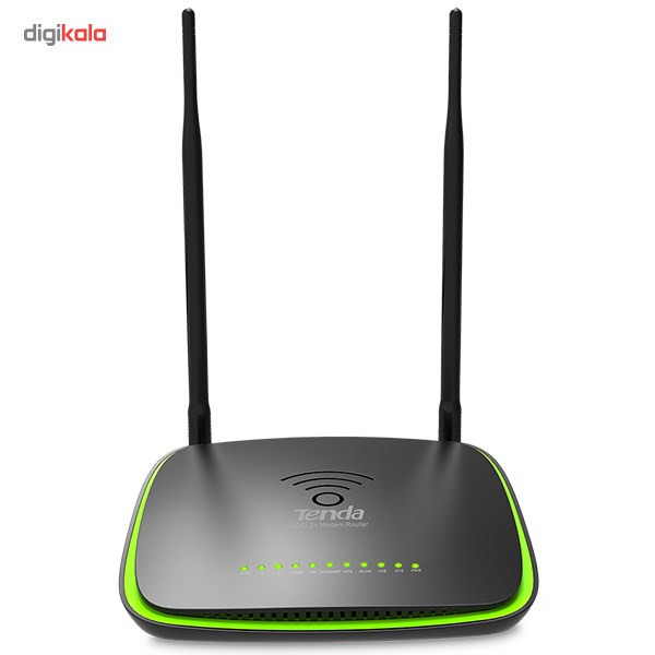 مودم روتر ADSL2 Plus بی‌سیم N300 تندا مدل DH301