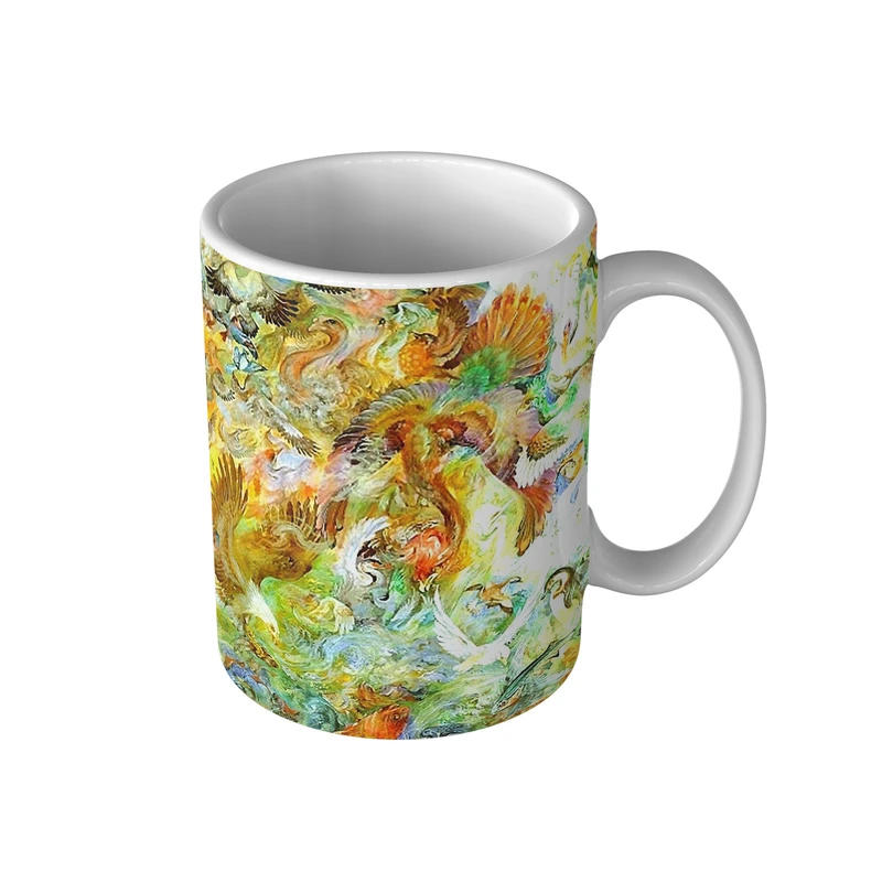 ماگ مدل MG1058 طرح نقاشی مینیاتور فرشچیان