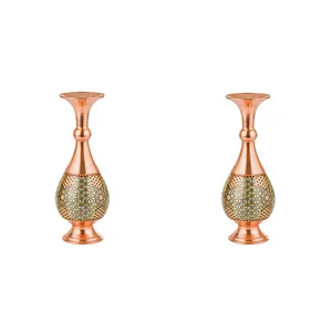 گلدان خاتم کاری مدل SH_3939 مجموعه 2 عددی