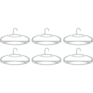 چوب لباسی کودک تک پلاستیک مدل 400485 بسته 6 عددی