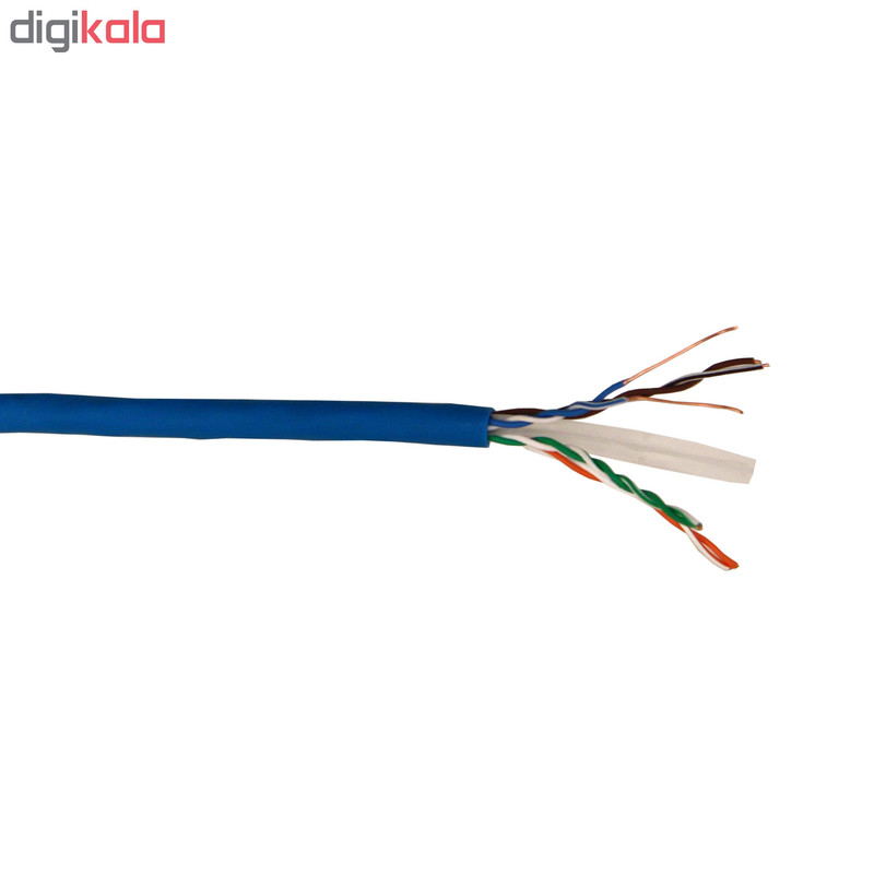 کابل شبکه ویسمن مدل Cat 6 UTP CU با تست فلوک به طول 305 متر