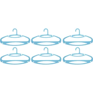 چوب لباسی کودک تک پلاستیک مدل 400485-4 بسته 6 عددی