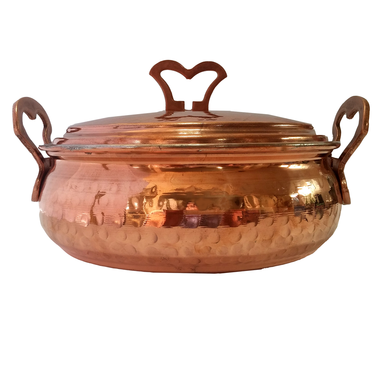 ماهی تابه مسی طرح خمره ای کد 22