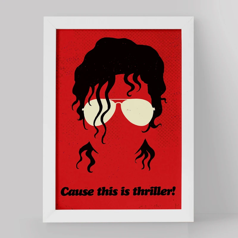 تابلو خندالو مدل مایکل جکسون کد 3289