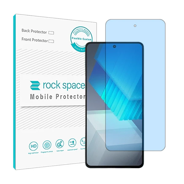 محافظ صفحه نمایش ضد اشعه آبی راک اسپیس مدل HyBLU مناسب برای گوشی موبایل ویوو iQOO Neo7 (China)