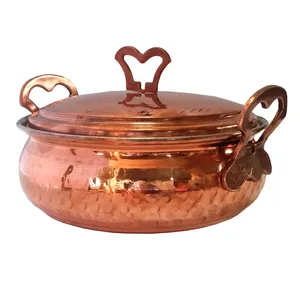 ماهی تابه مسی طرح خمره ای کد11