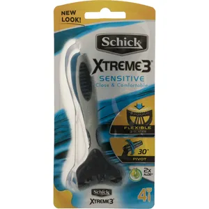 خودتراش مردانه شیک مدل Xtreme3 بسته 4 عددی