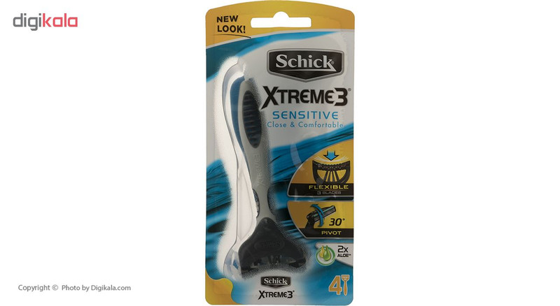 خودتراش مردانه شیک مدل Xtreme3 بسته 4 عددی خودتراش مردانه شیک مدل Xtreme3 بسته 4 عددی