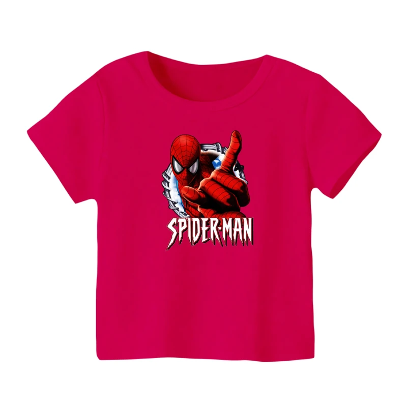 تی شرت آستین کوتاه بچگانه مدل مرد عنکبوتی کد‌ ۱۲
