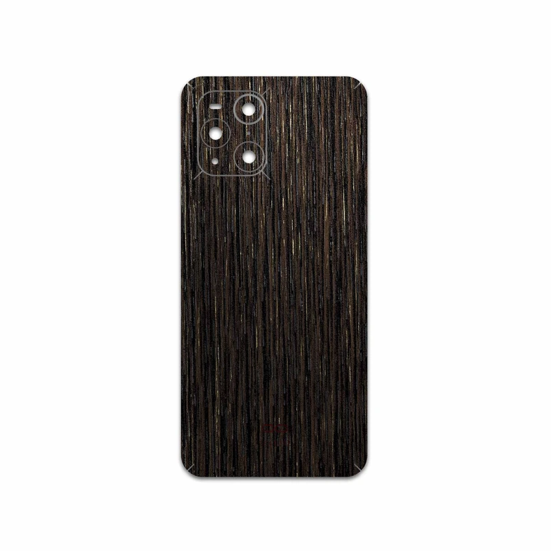 برچسب پوششی ماهوت مدل Dark-Gold-Stripes-Wood مناسب برای گوشی موبایل اپو Find X3 Pro