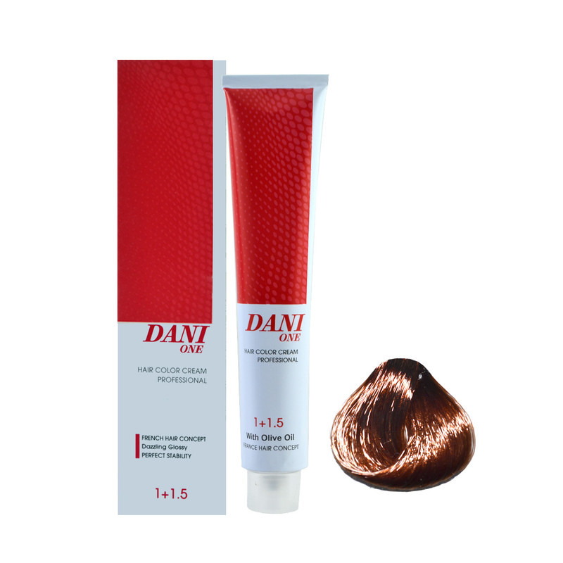 رنگ مو دنی وان شماره 7.00 حجم 100 میلی لیتر رنگ قهوه ای طلایی متوسط رنگ مو دنی وان شماره 7.00 حجم 100 میلی لیتر رنگ قهوه ای طلایی متوسط