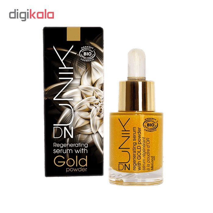 سرم بازسازی کننده دی ان یونیک مدل Ultime Regenerating Serum with Gold Powder حجم 15 میلی لیتر