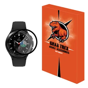  محافظ صفحه نمایش قاب تی رکس مدل PMMA مناسب برای ساعت هوشمند سامسونگ Galaxy Watch4 Classic 46 MM