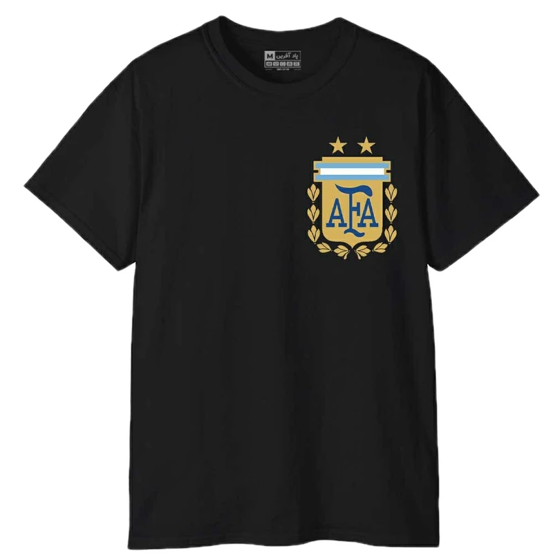 تی‌شرت آستین کوتاه مردانه پاد آفرین مدل آرژانتین کد 1938