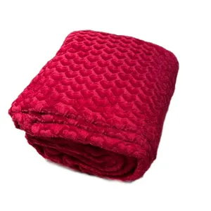 پتو یک نفره گلبافت مدل قلبی  سایز 200x150 سانتی‌متر