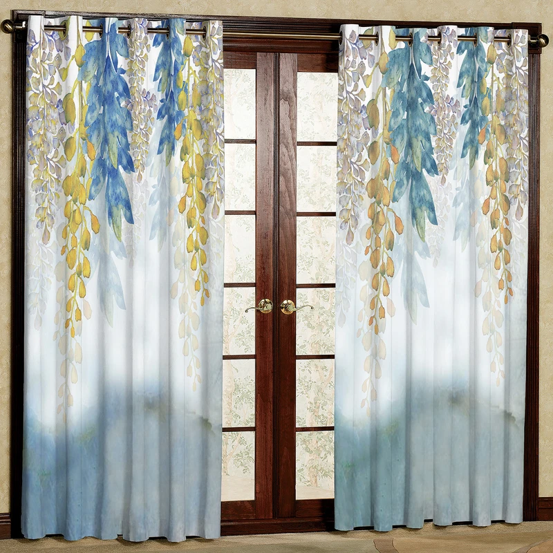 پرده مدل مخمل پانچی کد 4348T2 سایز 200x140 سانتی متر