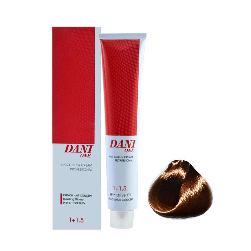 رنگ مو دنی وان شماره 7.8 حجم 100 میلی لیتر رنگ شکلاتی قهوه ای رنگ مو دنی وان شماره 7.8 حجم 100 میلی لیتر رنگ شکلاتی قهوه ای