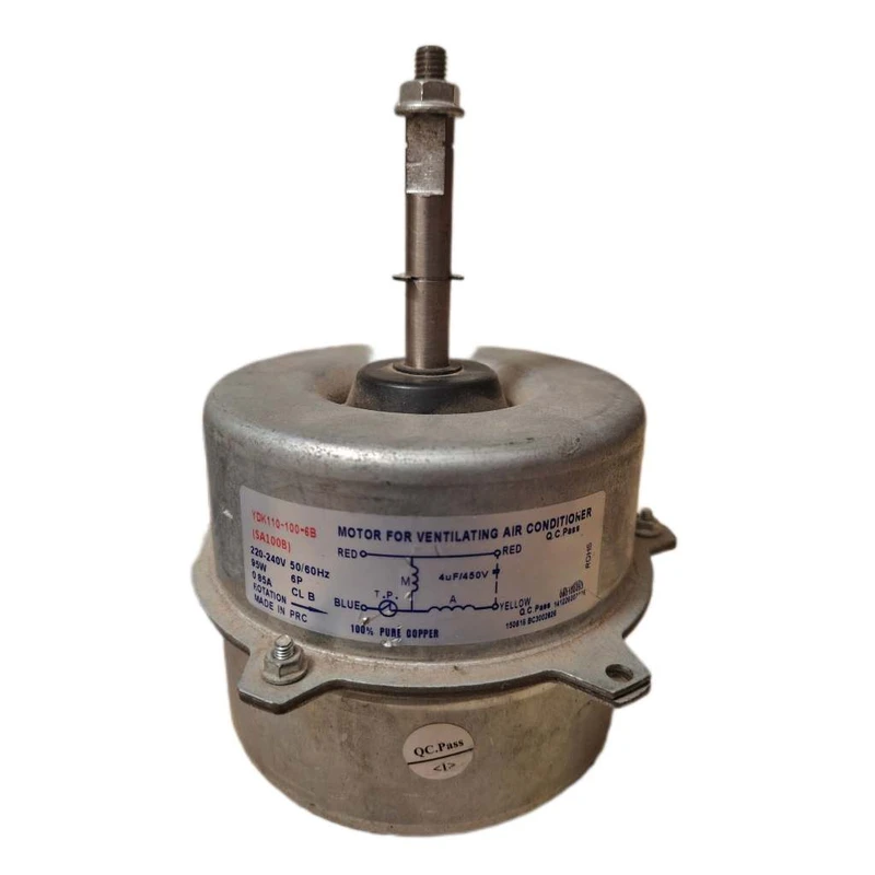 موتور فن کولرگازی مدل YDK110-100-6B مناسب برای انواع کولرگازی