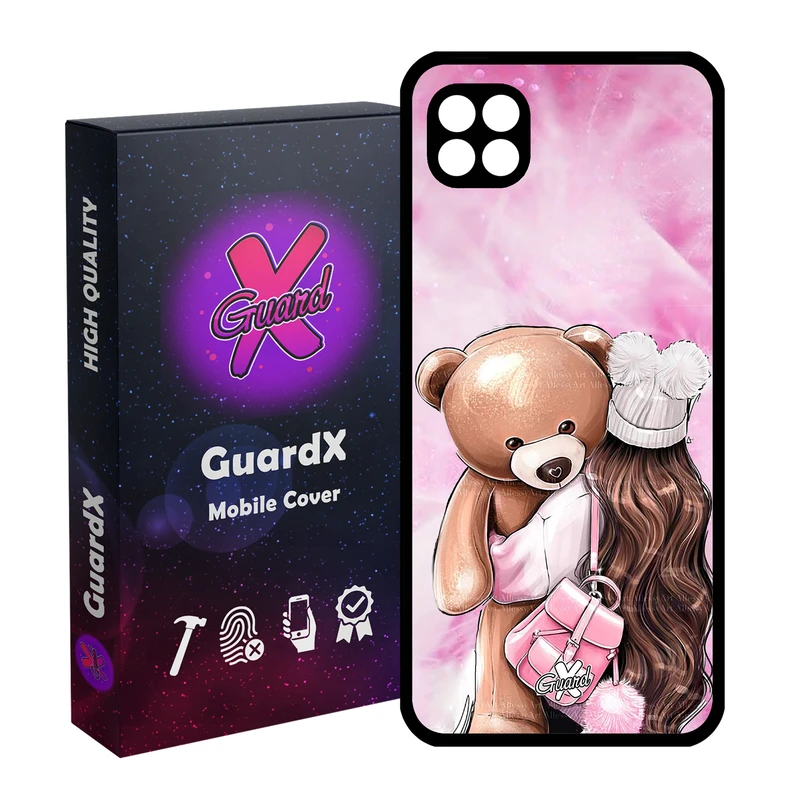 کاور گارد ایکس طرح Girl مدل Glass10088 مناسب برای گوشی موبایل سامسونگ Galaxy A22 5G