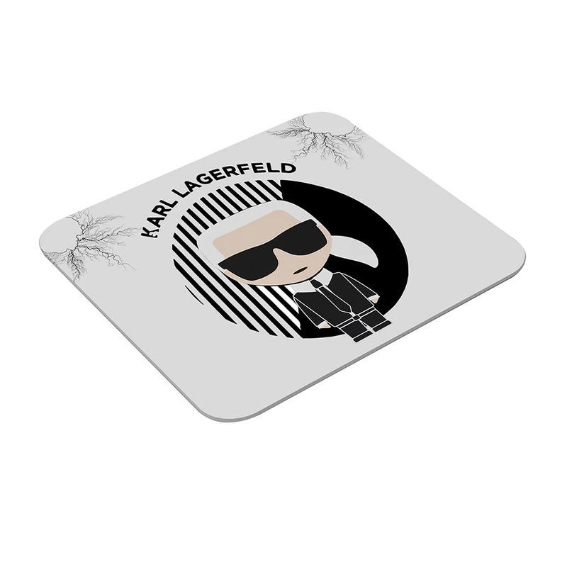 ماوس پد طرح کارل لاگرفلد مدل Karl Lagerfeld کد 01
