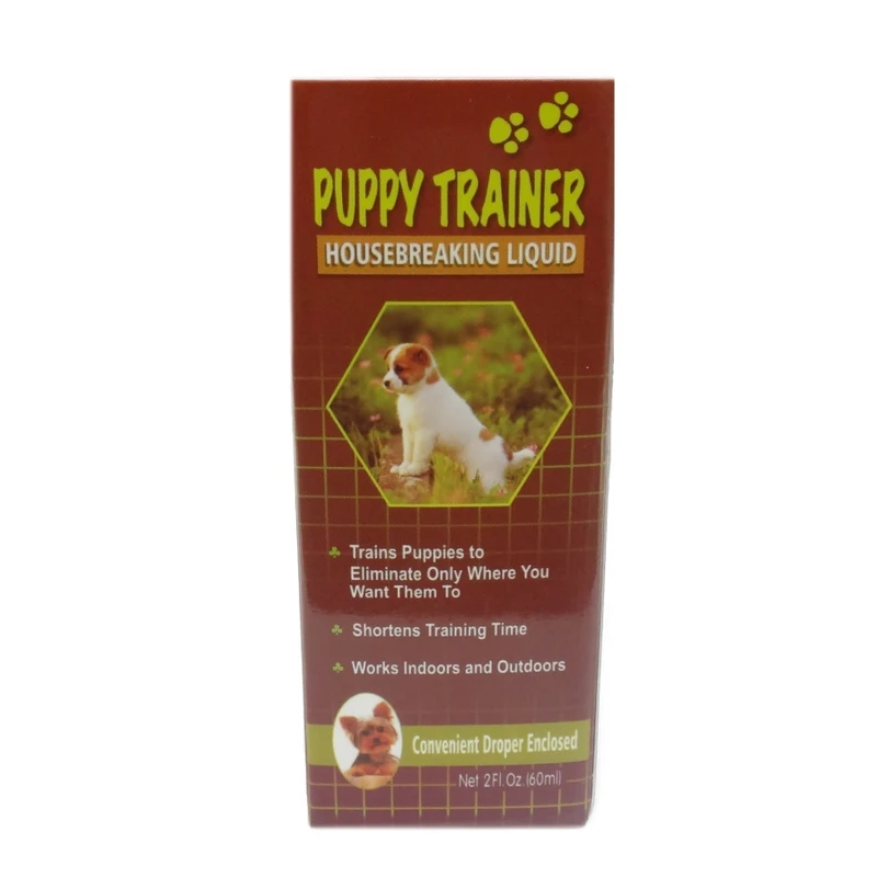 قطره تعلیم ادرار سگ پاپی ترینر مدل Housebreaking Liquid حجم 60 میلی لیتر