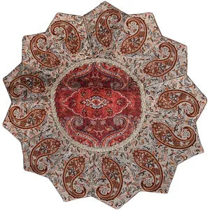 رومیزی ترمه حسینی یزد طرح خورشید مدل 12-33