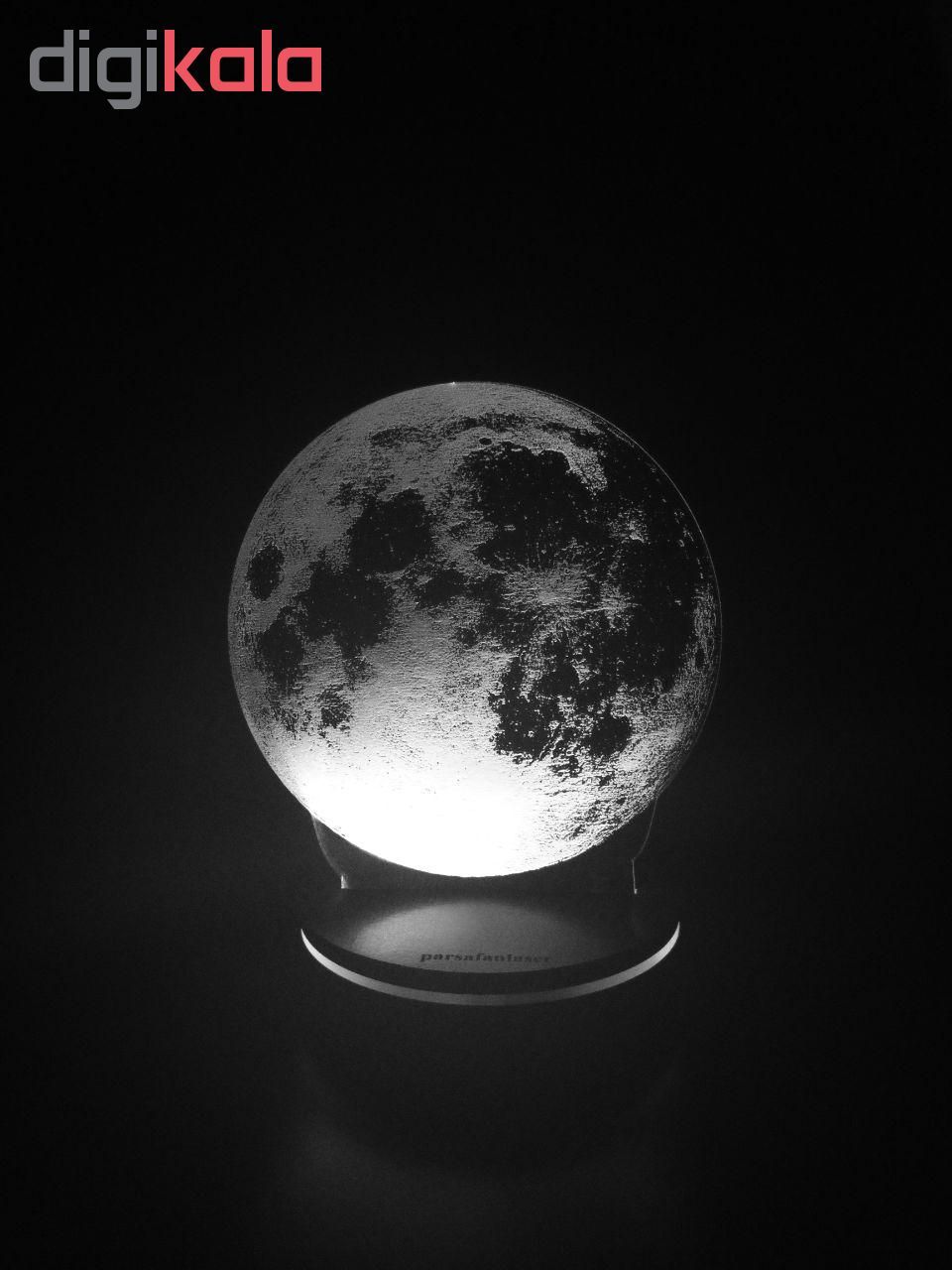 چراغ خواب پارسافن لیزر طرح کره ماه کد pn1