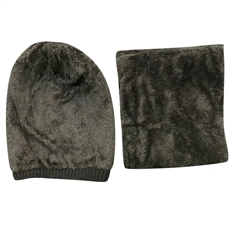 ست کلاه و شال گردن بافتنی بچگانه کد 12